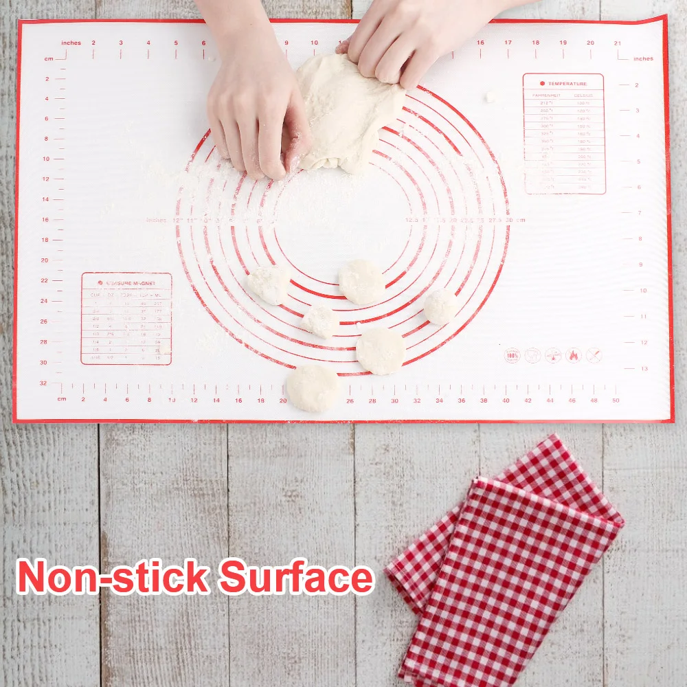 7 шт. антипригарный силиконовый коврик для выпечки формы пиццы тесто кухонный