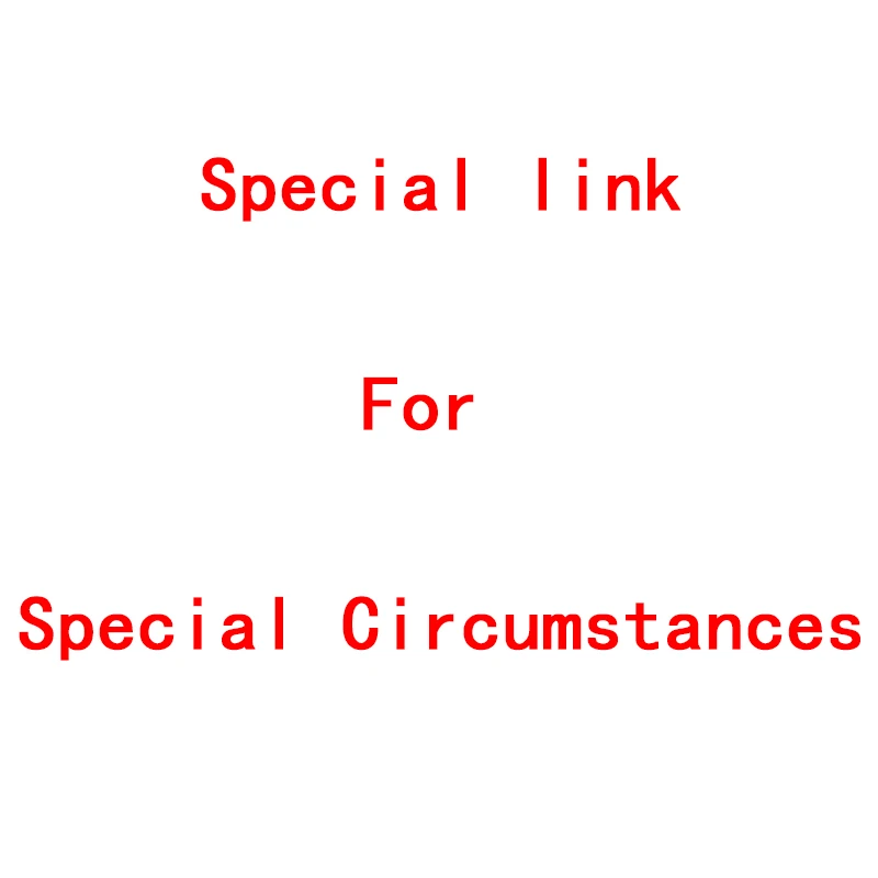 

Replenishment Link Only for repurchasing items that cannot be purchased