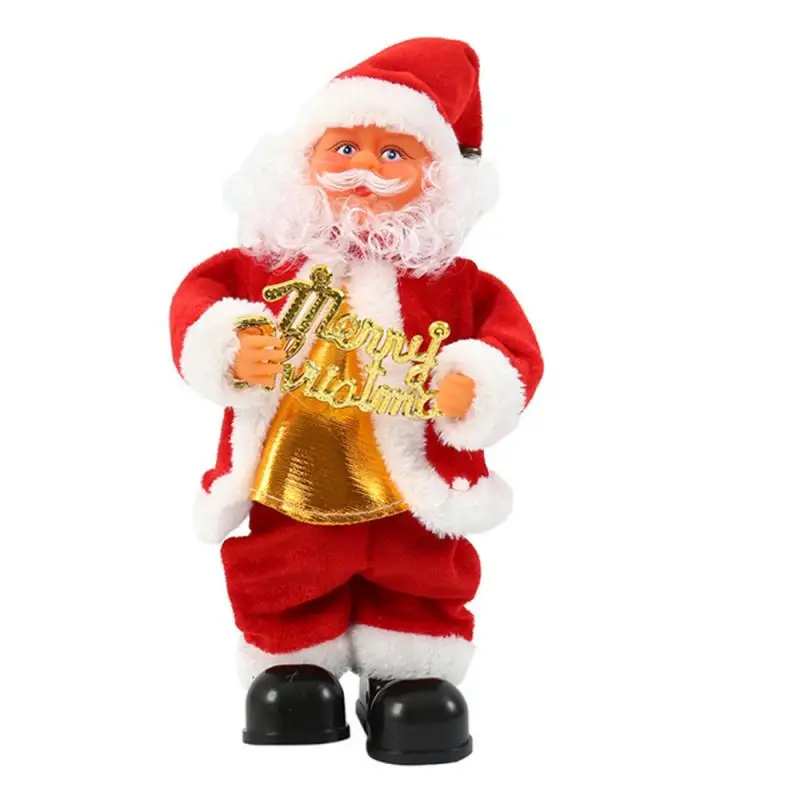 5 типов рождественских кукол Санта-Клауса, детские игрушки, подарки для детей, на батарейках, танцующая поющая кукла Санта-Клауса, Рождественский Декор Navidad - Цвет: Letter