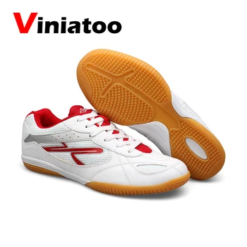 

Professional Mens Badminton Shoes Indoor Lightweight Volleyball Sneakers Men Red Blue Breathable Cow Muscle Badminton Trainers