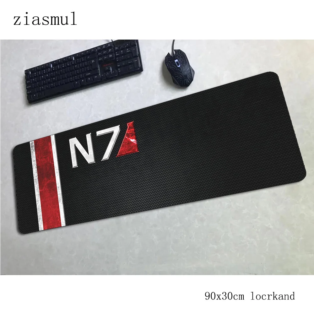 N7 коврик для мыши 900x300x3 мм коврики для мыши высокое качество лучший игровой коврик для мыши геймер HD печать персонализированные коврики для мыши Клавиатура ПК pad