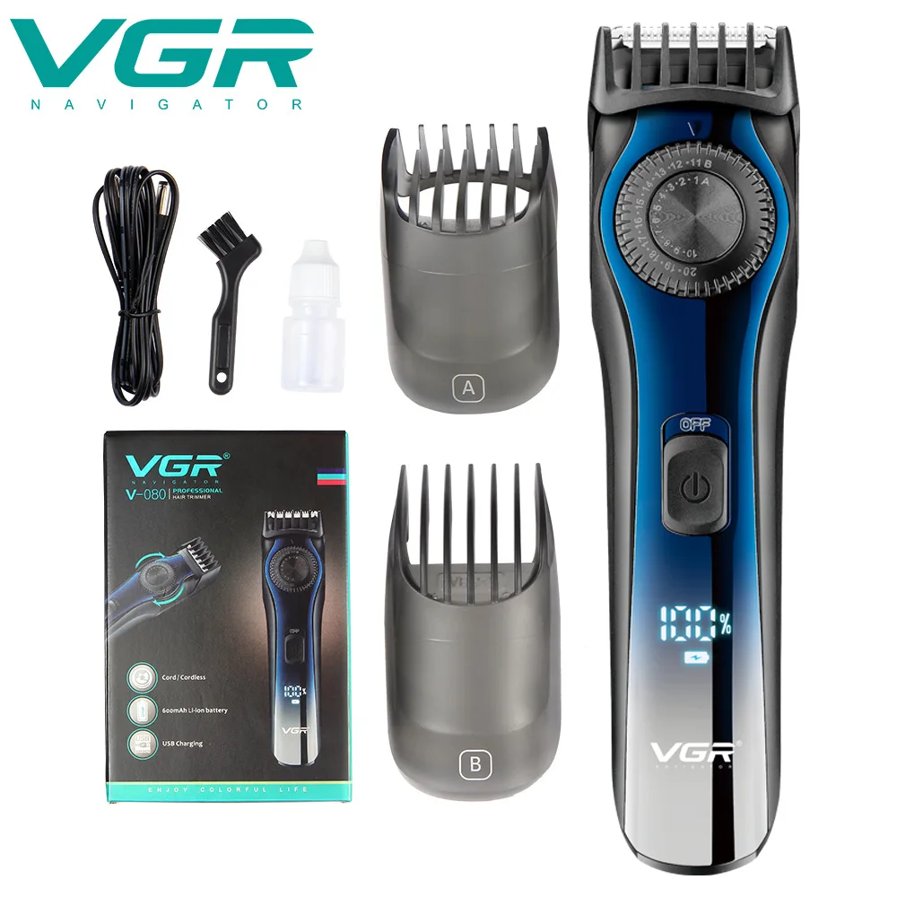 Household Professional Hair Clipper Man Current Style Original  VGr Brand Haircut Machine for Beard V-080 Trimmer Comb Trimmer