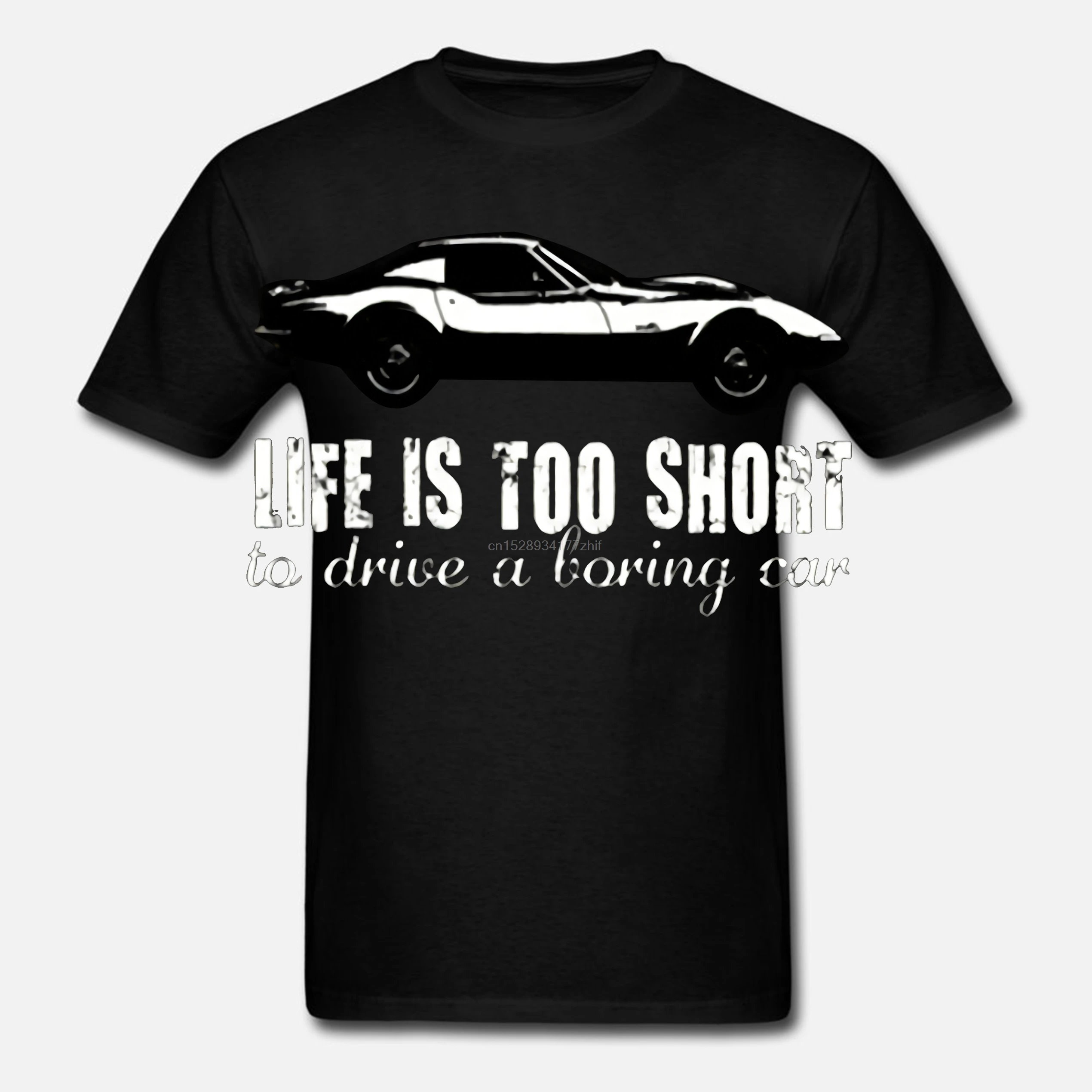 Мужская футболка Chevrolet Corvette C3 Zr2 Stingray 7 Life Is Too Short Car Lover крутые Женские топы с