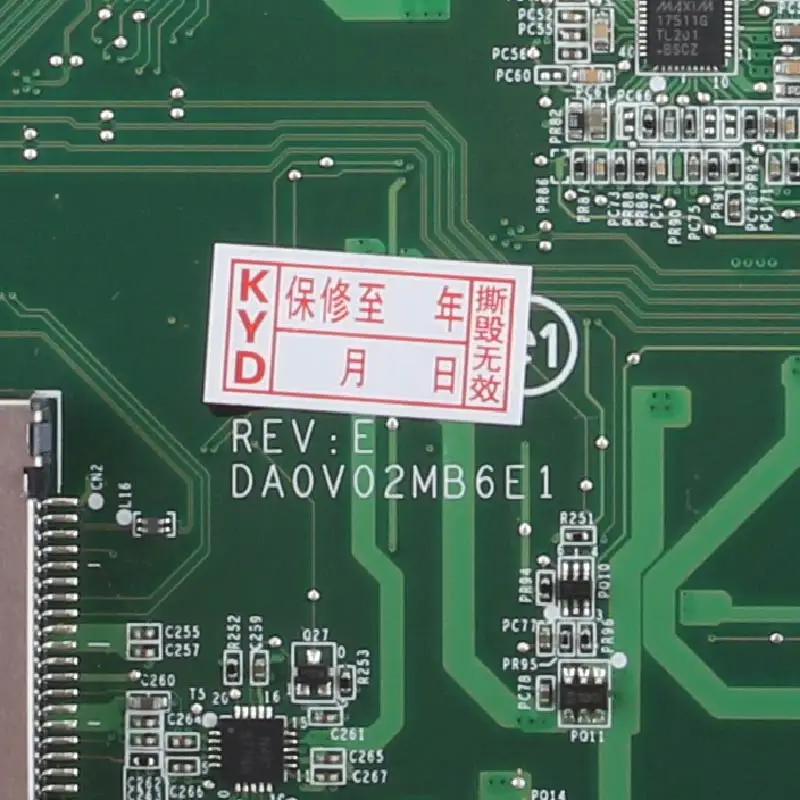 Placa-mãe do Portátil para Vostro Cn-0jyyry Jyyry Dell Notebook Mainboard Da0v02mb6e1 Hm67 0 3450 - Imagem 5