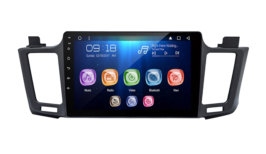 Allways 10.1\ IPS Screen Android 9.0 Octa-core Ram 2GB Rom 32GB Car Multimedia for Toyota RAV4 2013-2016 with 2.5D Full touch