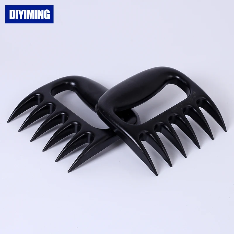 Barbecue Meat Shredder Claws Handle Shred Cut Meats Splitter Essential for BBQ Pork, Ultra Sharp Blades Separator