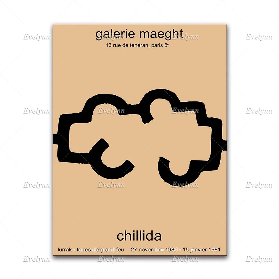 Maeght paris 8（エドゥアルド チリーダ）アートポスター Maeght paris 8（エドゥアルド チリーダ）アートポスター - メルカリ