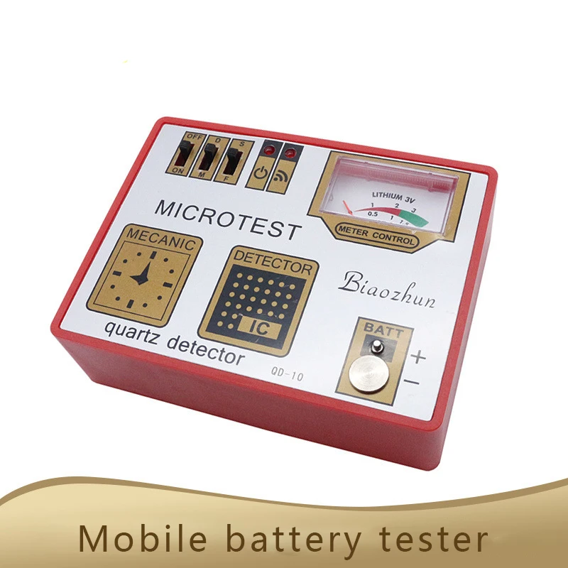 Button Battery Electric Quantity Tester Movement Demagnetizer Movement Tester Household Electronic Meter Repair Tool Button Battery Electric Quantity Tester Movement Demagnetizer Movement Tester Household Electronic Meter Repair Tool