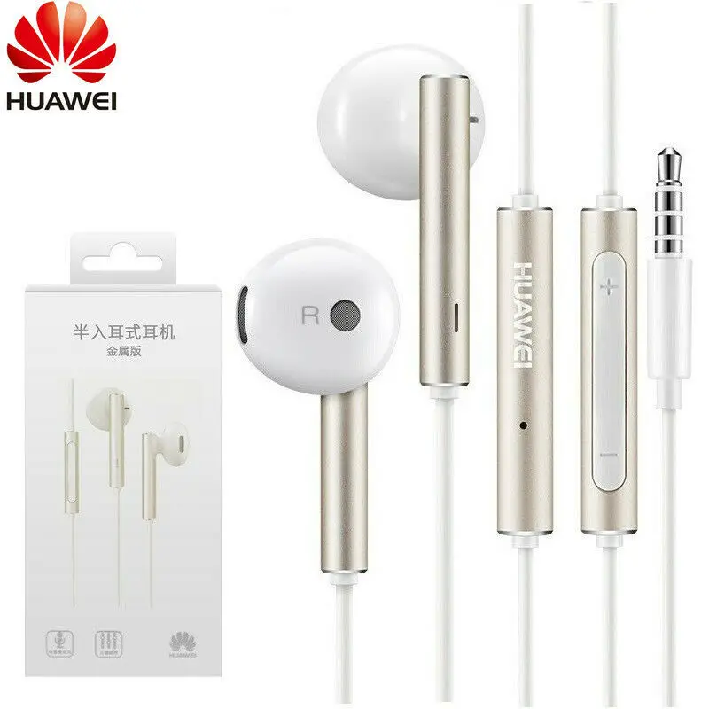 

For HUAWEI Original AM116 Metal AM115 3.5mm in ear Hearphone microphone volume headphones P10 plus P9 P8 P7 lite Mate 8 9 6X V9