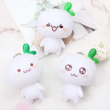 Длинные травы подарок Yan магнит автомобильный брелок для ключей, Детский жакет из денима для девочки; Южная Корея пары мультяшный колокол Сумки из натуральной кожи кулон милый творческий