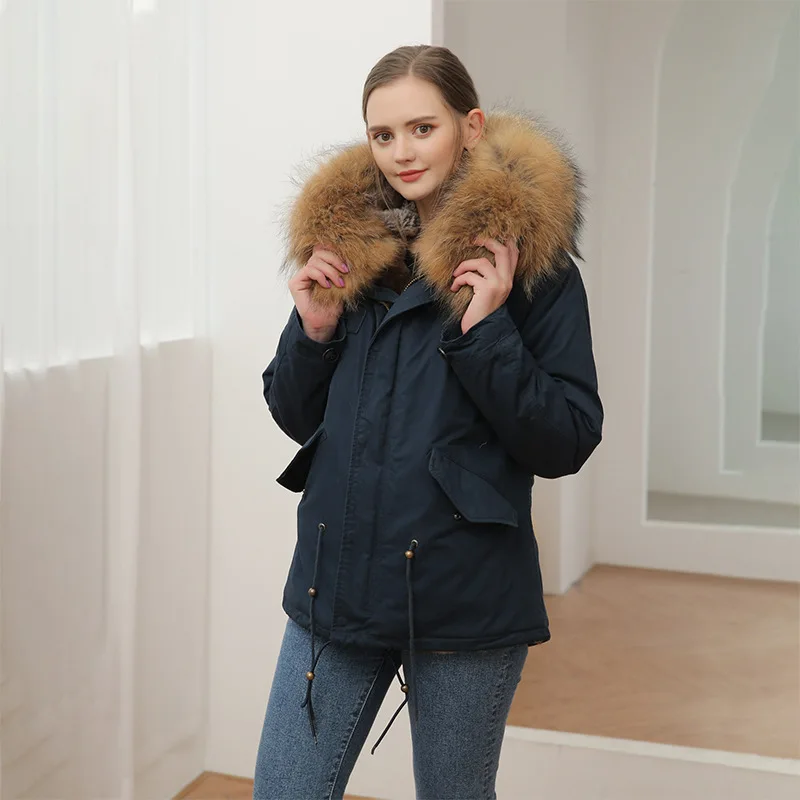 Rocwickline New Autumn & Winter Women's Coat Preppy Style Patchwork Zippers Hooded Office Lady Streetwear Military Formal Coat