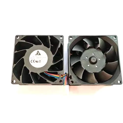 Ventilateur de refroidissement axial pour serveur de contrôle de la température, 2 pièces/lot, 12V, 2,34 a, 4 broches, 80x80x38mm 