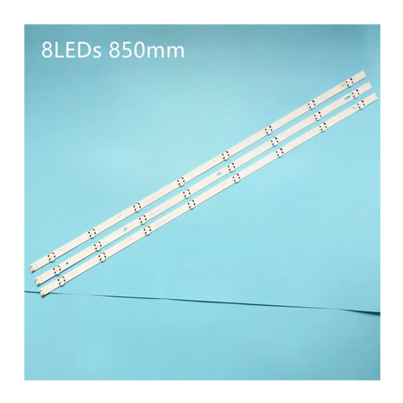 

New15pcs/lot 8LEDs 850mm LED backlight strip for LG 43LH604V 43LH60_FHD_A Type Innotek 16Y 43inch FHD_LED_ARRAY UF64_UHD_A