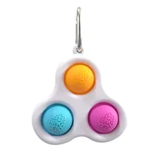 Crianças adulto simples ondulação fidget brinquedo criativo mini dimple brinquedo pressão reliever controlador de placa brinquedo educacional em estoque