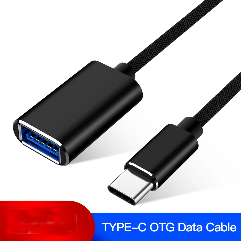 Кабель-адаптер type-C USB 3,0 OTG кабель USB-C штекером для USB3.0 Женский металлический конвертер type-C Синхронизация данных OTG для Xiao mi Samsun mi 8