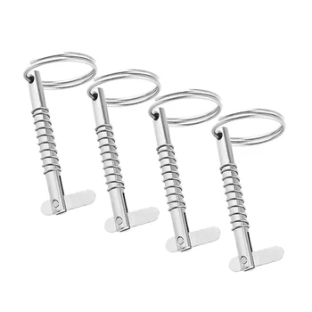 

4Pcs 51mm Marine Grade Quick Release Pin for Boat Bimini Top Deck Hinge Marine Hardware