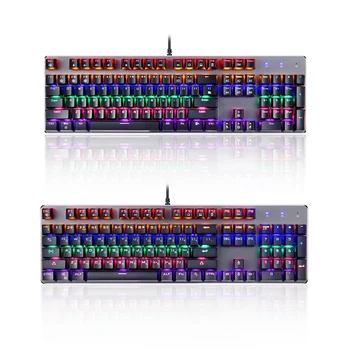 

K73 USB Mechanical Keyboard 104 Keys Blue Switch Gaming Keyboards for Tablet Desktop