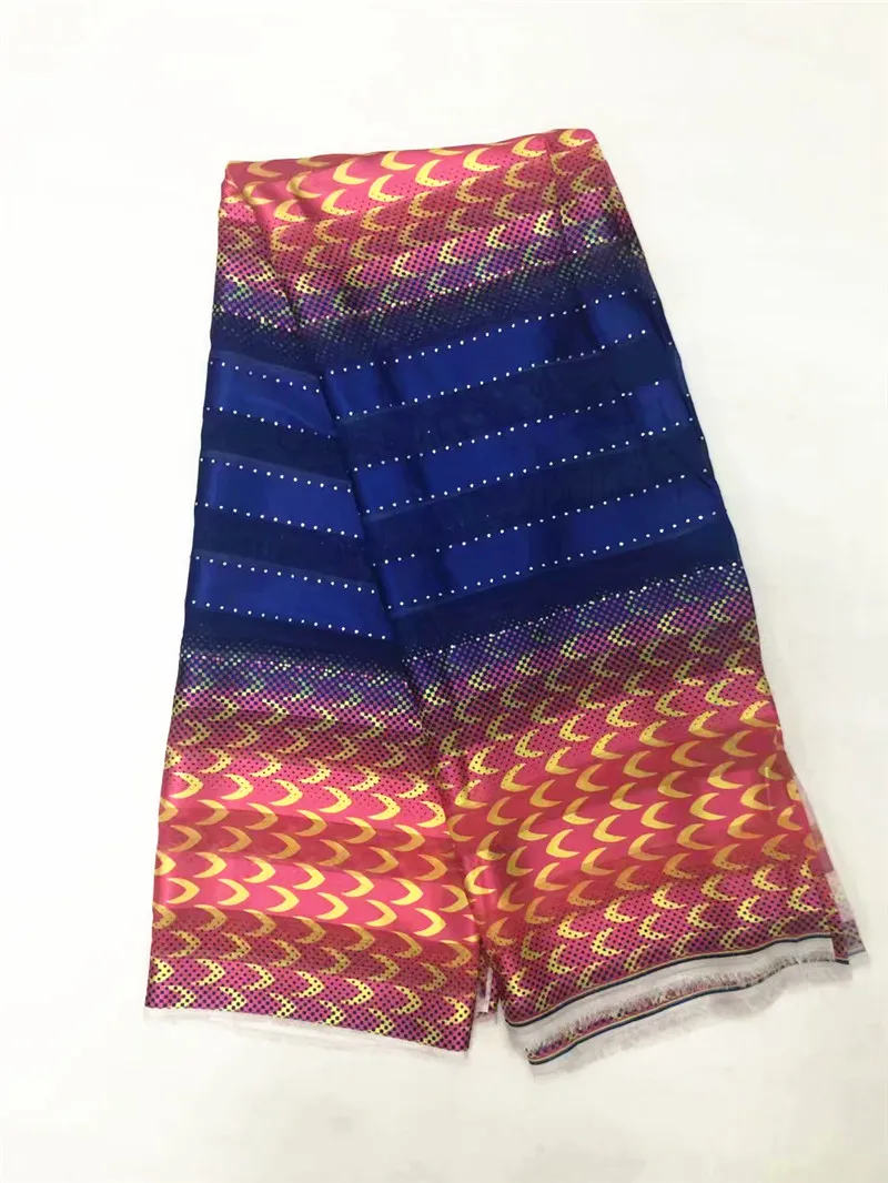 Дизайн африканская лента шелковая ткань с камнями шелковые ткани мягкая лента шелковый воск 5 ярдов