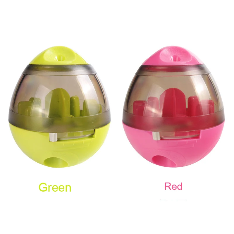 New Interactive Dog Cat Food Treat Ball Bowl Toy Funny Pet Shaking Leakage Food Container Puppy