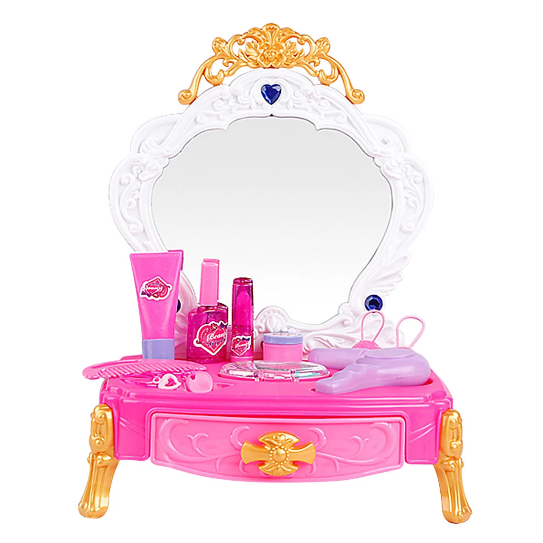 13pcs Children Pretend Dressing Set Makeup Play House Toy Beauty Pretend Play Toys Kids Birthday Gift Box Girl Toys Makeup Set