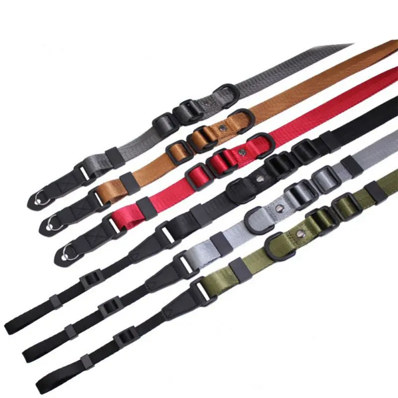 Adjustable Durable Camera Shoulder Nylon Strap Metal Ring Belt Single