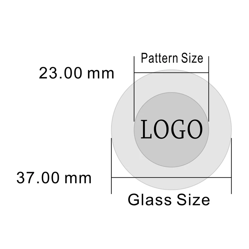Настраиваемый светодиодный проектор HD Gobo со стеклянными линзами диаметром 37 мм-23 мм, лазерный логотип, лампа для проецирования дверей магазина, реклама, дренаж клиента