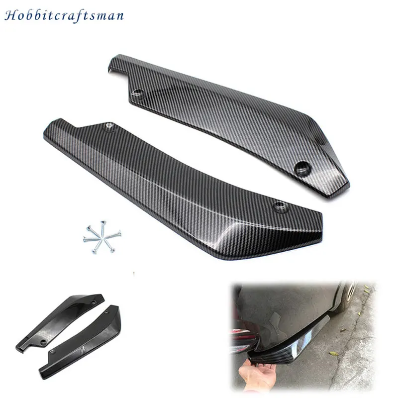 Carbon Auto Stoßstange Heckstoßstangenschutz Lippe Diffusor Spoiler  Splitter