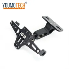 Регулируемый угол мотоцикла алюминиевая рамка номерного знака для Moto BREVA 750 V7 Racer Classic Breva 850/1100/1200