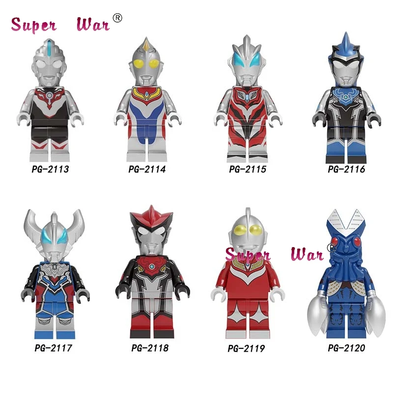 

Single Cartoon Movie Series Ultraman Toy Story 4 Buzz Lightyear Woody Jessie Ducky Bo Peep Duke Caboom Building Blocks kid toys