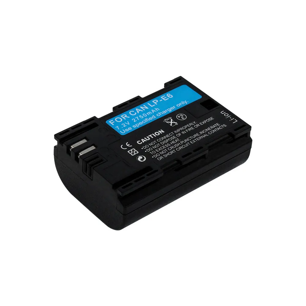 Качественный 7,2 V 2750mAh Сменный LP-E6 LP E6N литий-ионный Аккумулятор для Canon 5D Mark II III IV 5DS 6D 7DS 60D 70D 80D DSLR камеры