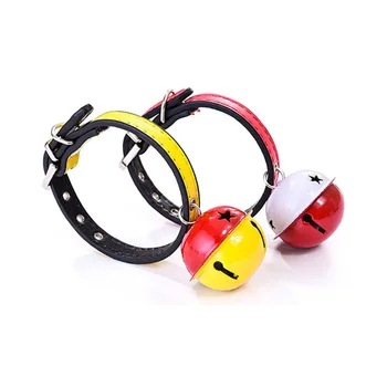 

Color Pu Dog Cat Collar with Bell Adjustable Cat Necklace Collar Little Dogs Puppy Cat Collars Pet Accessories Product Chihuahua