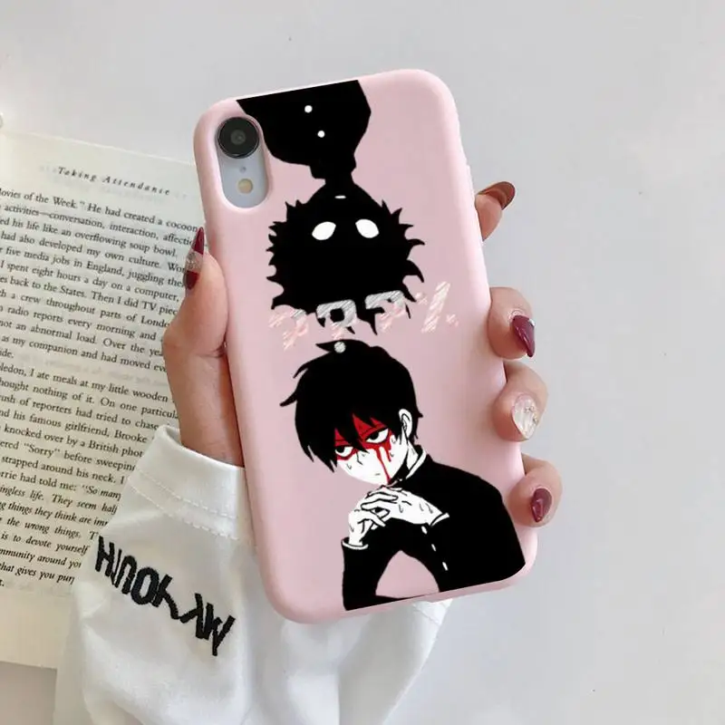 Mob Psycho 100 Anime Phone Case for iphone 13 11 12 mini pro max 7 8 plus 6 6s x xs max xr coque