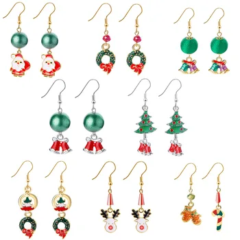 

Merry Christmas Earring Santa Claus Christmas Decoration Christmas Decoration For Home Xmas Decor Happy New Year Navidad 2021