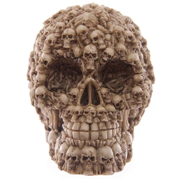 

Multi-Headed Taro Resin Crafts Horror Skull Home Accessories Bar Personality Decoration Halloween Gift