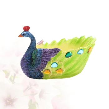 

1PC Resin Exquisite Peacock Shaped Flower Pot for Decoration Desktop Office Succulent Cactus Plants
