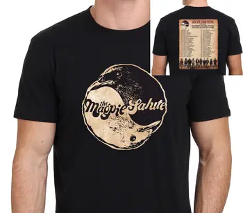 

NEW THE MAGPIE SALUTE TOUR T-SHIRT Men's Black Size: S-M-L-XL-3XL Normal Short Sleeve Cotton T Shirts Classic