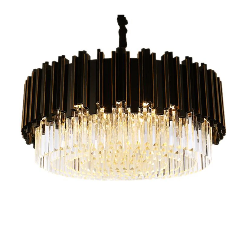 Lustra lampa современная люстра модная вилла светильник роскошный стиль гостиной Черный Минималистский художника
