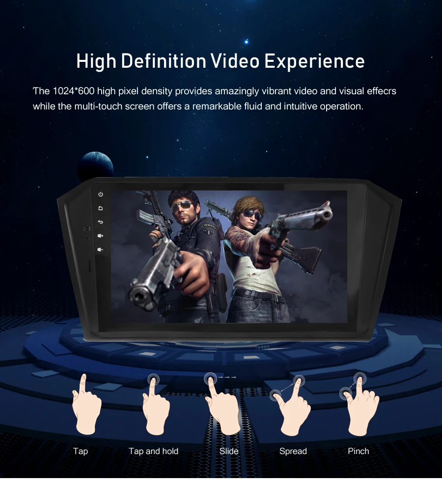 Best Android 9.0 car Radio Multimedia DVD Player For Volkswagen Passat Magotan 2015-2017 Auto GPS Navigation Stereo Video Stereo 2