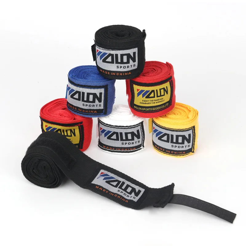 

Manufacturers Direct Selling Cotton Bandage Sports Sweat Absorbing Boxing Hand Wrap Hand Guard Boxing Gloves Sanda Boxing Bandag