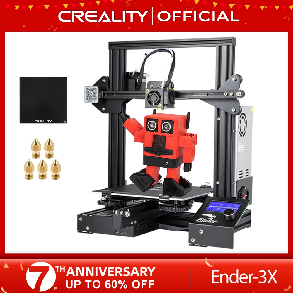 CREALITY 3D Printer Ender-3/Ender-3X Upgraded OptionalV-slot Resume Power Failure Printing Masks KIT Hotbed