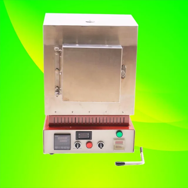 Laboratory Small Electric Furnace Dental Burnout Furnace 2KW Enclosed  Ceramic Fiber Muffle Furnace Laboratory 1100℃