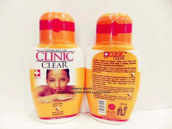 clinic clear whitening body lotion