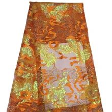 Африканская кружевная ткань с вышивкой нигерийская ткань кружевная ткань высокого качества французское кружево для вечернего платья