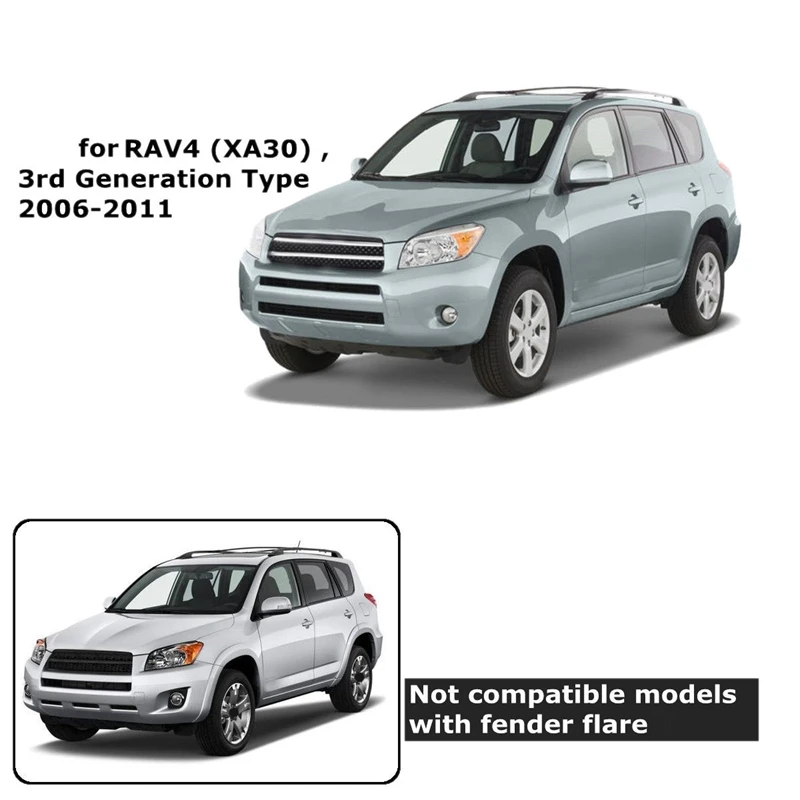 Автомобильные передние и задние брызговики, брызговики для Toyota RAV4 2006-2012