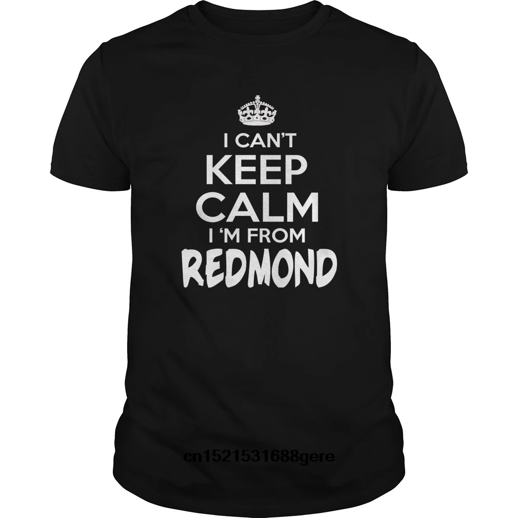 Забавная футболка Redmond Can't Keep Calm Redmond-TeeForRedmond Футболка мужская | Мужская одежда