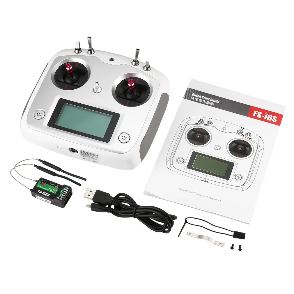 

10CH 2.4G RC Quadcopter Transmitter Digtal Proportional Radio Remote Control For FS-I6S RC Helicopter Electronic Toys Parts