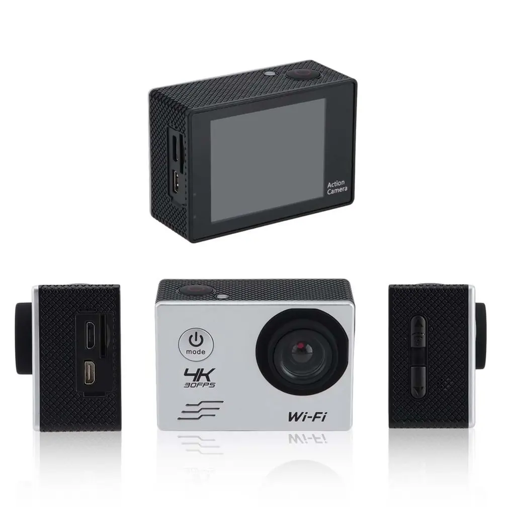 4K Wifi камера 170 градусов широкоугольная Спортивная DV камера водонепроницаемая камера для дайвинга для верховой езды Фото съемка видео запись
