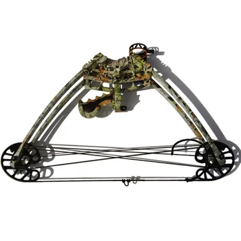 

45lbs Archery Triangle Bow Camo Color Compound Bow 1 Unit Triangle Bow For Left And Right Hand Hunting
