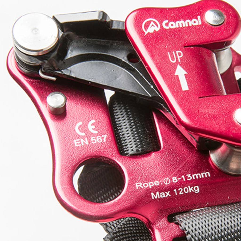 Left / Right Foot Climbing Ascender Riser Aviation Aluminum Tree Rock Climbing Fall Protection Equipment Gear