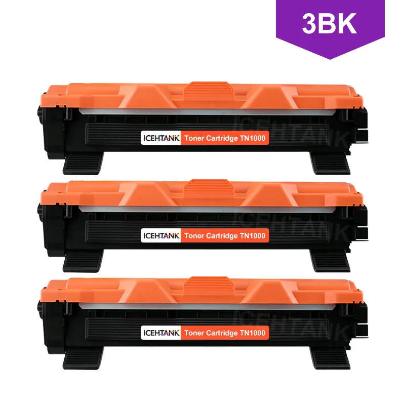 3 PCS Совместимый тонер-картридж для принтера Brother TN1000 TN1030 TN1050 TN1060 TN1070 TN1075 HL-1110 TN-1050 TN-1075 TN 1075 1000 1060 1070 - Цвет: 3 PCS